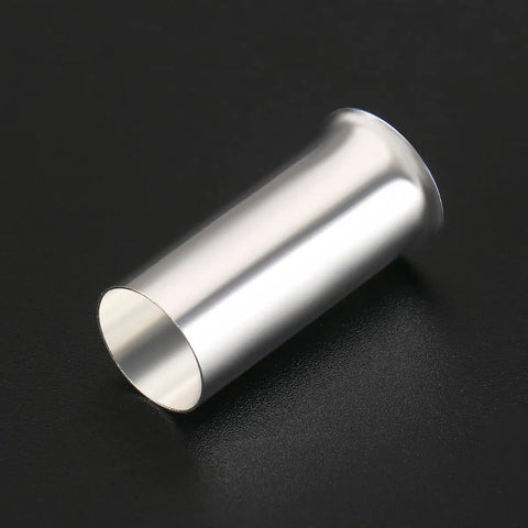 Copper Crimp Connectors For AWG 1 0 50mm2 Wires, 25mm Long Tin Plated Ferrule Pins, Non Insulated Terminal Connectors Built For Pro Wiring And Solid Termination EN50 25 Pack Of 50, single tin plated ferrule pin