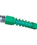 Two Pack Heavy Duty Five-Eighths Inch Garden Hose Female Connectors With Bend Restrictor And Kink Absorber Metal Replacement Ends Repair Fittings
