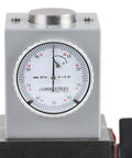Zero Set Gauge For CNC Machines With Magnetic Base, 0 To 0.1 Inch Range By 0.001 Inch, 4 Inch Height, dial face close-up view