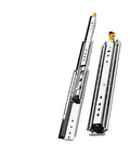 Workshop Grade Cold Rolled Steel Drawer Slides 2 Pack 76Mm Wide side mount cabinet runners with smooth glide action.