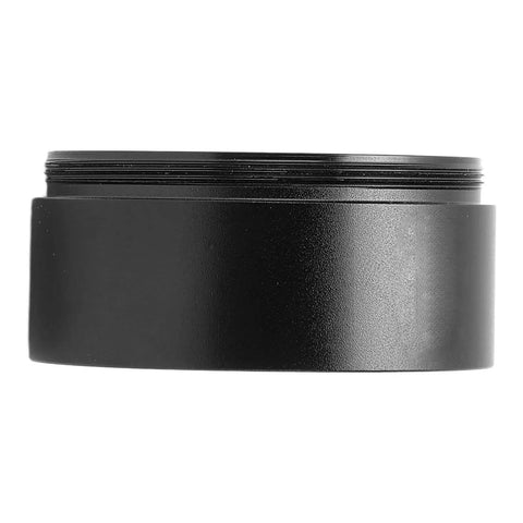 0.7X Microscope Auxiliary Objective Lens For Stereo Microscopes With 48mm Thread black metal lens housing close-up