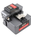 Saluaqi Automatic Optical Fiber Cleaver Machine With Tungsten Steel Cutting Head And 3 In 1 Fixture For Seamless Splicing Of.25mm And.9mm Cables Precision Tool For Tech Pros, close-up of M9 fiber cleaver.