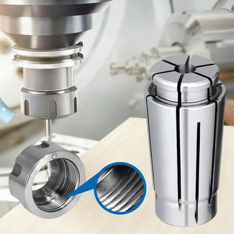 Spring Collet Chuck for CNC Engraving and Milling Tools, 3mm Inner Diameter, 15.3mm Outer, 30.5mm Height, showing detailed structure