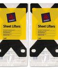 Big Time Triangle Sheet Lifter For Three Ring Binder Pages Smooth Page Flipper And Document Removal Tool, black plastic, pack of two.
