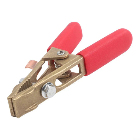 Heavy Duty 260A Brass Welding Ground Clamp With Wide 40mm Jaw For Stable Conduction And Secure Grip On Argon Or Gas Shielded Welding Tasks