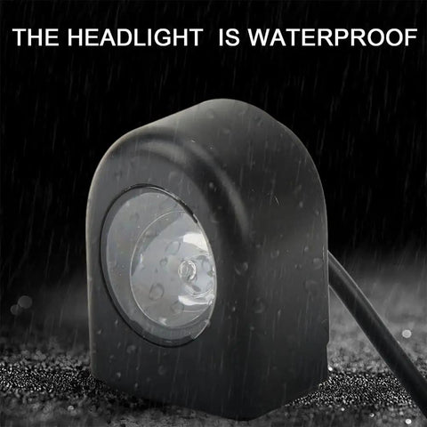 LED Front Headlight For Electric Scooter M365 M365 Pro M365 Pro2 1S Lite Front Light Replacement, Durable Plastic Housing, Plug And Play Install, Night Riding Spare Part