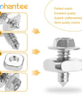 9 Piece Dryer Terminal Block Screw Kit Replacement For Whirlpool And Kenmore nuts and bolts set close-up