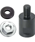 Universal Grinder To Drill Adapter Converter with M14 to M10 connectors for angle grinder and hand drill, showing stable shaft components