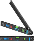Flat Out Precise 16 Inch Digital Angle Finder Crafted From Durable Aluminum Alloy Featuring An Easy Read Scale Built For Woodworking And Cabinetry When You Gonna Strike Exactly Where It Counts, displayed at 45 degrees.