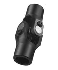 Image of Three Quarter Inch Round Steering Universal Joint Black 96mm Single U Joint Shaft with Smooth Round Ends, 40Cr Alloy