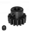 Mod 1 Pinion Gear 5mm Bore 16T 1 8th Scale Beefed Up Steel Pinion For 5mm Shaft RC Cars Screw View