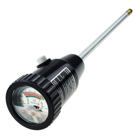 All-In-One Soil pH And Moisture Meter For Garden, Lawn And Farm Use, Indoor Outdoor Plant Tester with probe and dial