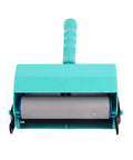 Professional Five Inch Knurling Decorator Roller With Comfortable Anti Slip Handle For Walls Ceilings Doors And Woodwork Textures, front view.