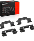 A-Premium Front Disc Brake Hardware Kit For Chevy Camaro And Cadillac Cts Srx Fits 2011-2016 Models black steel clips and springs