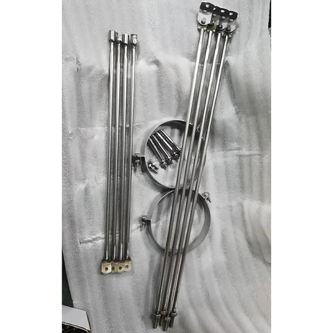 Rock Solid Stainless Steel Chimney Flue Support Bracket For Wood Stoves And Fireplaces Heavy Duty Heat Resistant double wall parts and hardware