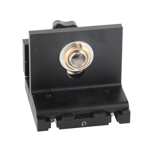 Front view of Three In One Woodworking Drilling Guide Kit With Scale Positioning Jig and anodized metal for pro grade use
