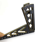 Adjustable Aluminum Camber Gauge And Wheel Rims Height Measuring Tool For One Tenth, One Eighth, And One Seventh Scale RC Cars