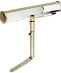 7 Inch Slimline Picture Light in Antique Brass with Plug In Power and Inline Switch Swivel Arm for Easy Positioning Includes One 15 Watt Bulb