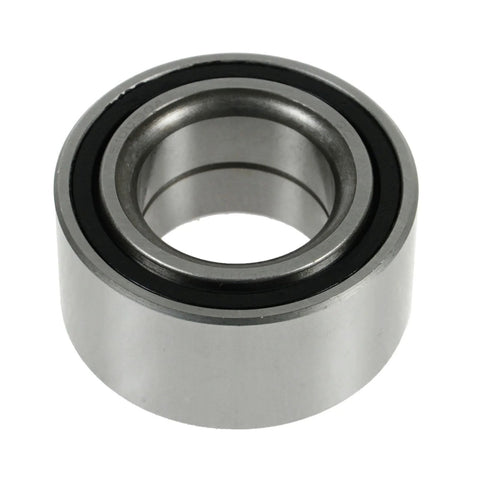 Close-up of a front wheel bearing from the 2 Piece Front Wheel Bearing And Hub Kit For Honda Civic 2001 Through 2005 Direct Fit Replacement