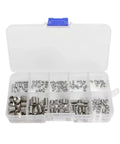 High Strength 304 Stainless Steel Socket Head Hex Set Screw Kit Metric M3 M4 M5 M6 M8 Cup Point 200 Piece Assortment