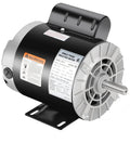1HP Air Compressor Electric Motor, 5/8 Inch Keyed Shaft, 56 Frame, Single Phase 115/230V, 3450 RPM, CCW Rotation, Commercial Duty