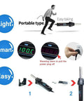 Beast Power Heat Gun For Vinyl Shrink And Rework Station With LED Display shown in portable type feature and smart control