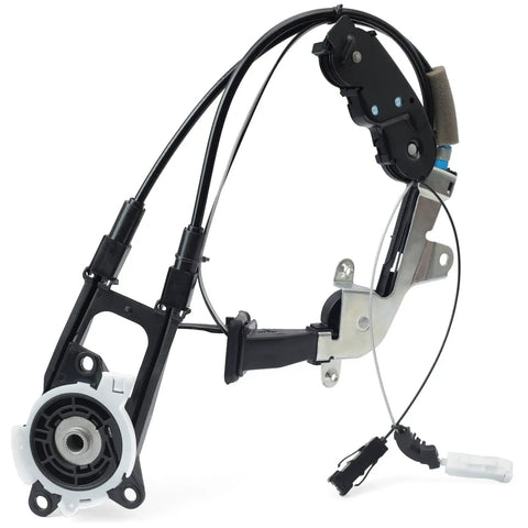 Sienna Toyota Rear Left Power Sliding Door Cable Replacement Kit For 2011 2012 2013 2014 2015 2016 2017 2018 2019 2020 With Spool Control Bracket Linkage Assembly Without Motor No Fuss Install, black metal cable assembly