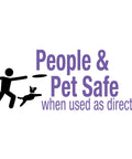 Graphic showing 'People & Pet Safe' text for Mouse Magic Scent Packs For Indoor And Outdoor Rodent Control 4 Ready To Use Packs.