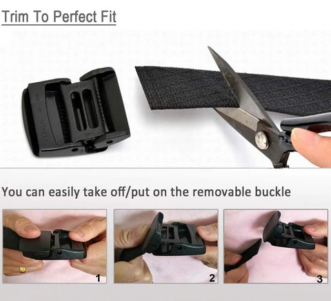 Two Pack Nickel Free Nylon Web Belts With YKK Buckles Non Metal Military Tactical Hiking Belt For Travel And Everyday Use, Lightweight Passes Through Metal Detectors, Black And Coffee, Fits Waist Up To 42 Inches