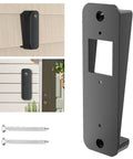 Vinyl Siding Mount Bracket For Video Doorbell Fits 4 Inch Vinyl Siding Hardie Board And Aluminum Black Finish Includes Screws