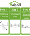 Installation guide for Heavy Duty Ceiling Fan Mounting Bracket With Adjustable Telescoping Brace Fits 13 To 24 Inch Reach