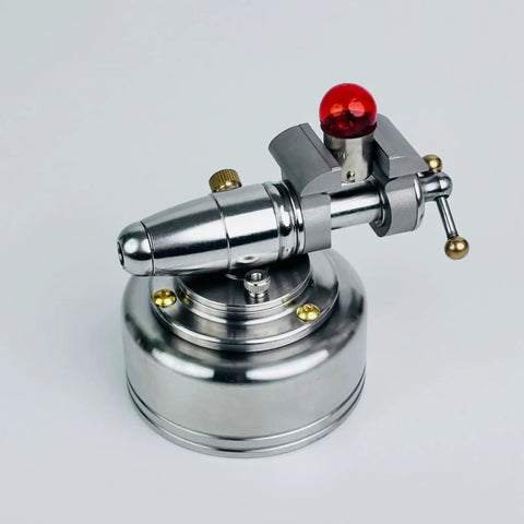 Heavy Duty Mini Bench Vise With Gold Accents For Desk Work And Hand Projects Super Compact 304 Stainless Steel Clamp Tool