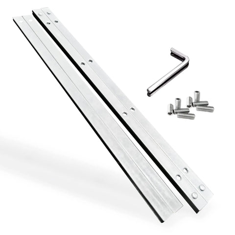 Guide Rail Connector Set For Track Saws Self Aligning Keeps Rails Straight For Long Cuts Fits Integrated TSlots And Most Rail Systems