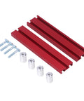 Planing Stop Bench Clamp Kit For Your Workbench, Aluminum Alloy Quick Set with four bench dogs and screws