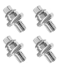 Four Pack Three Eighth Standard Side Battery Terminal Bolts Premium Quality Top Post To Side Post Adapter Short Studs Vehicle Cable Connectors.