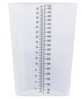 32 Oz Graduated Triangular Intake Output Containers, Plastic, 5 Pack For Precise Urine Output And Lab Measurements, Clear Beakers With Oz And CC Markings, Durable Bulk Pack, clear graduated plastic beaker