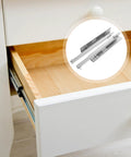 14 Inch Drawer Slides Replacement With Damping Soft Close Hidden Bottom Mount Rails for cabinet and furniture drawers, 2-pack