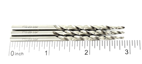 Badass Three Piece Number Six Tapered Drill Bits Provide Knockout Countersinking Results With Standard Double Flute Design And Heavy Duty Round Shank.
