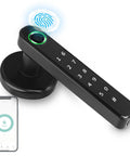 Smart Biometric Door Lock With Keypad And App 4 In 1 No Key Needed Keyless Entry Fingerprint Code Tap And Go Phone Access