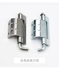 Hidden Cabinet Hinge Set For Frameless Cabinets Detachable bolt hole welding hinge in heavy duty steel for easy mounting