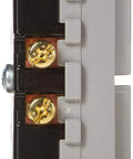 Side view of Decora Style 15 Amp Single Pole AC Combination Switch Gray 120 To 277 Volt Commercial Grade Grounding 5634GY