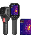 B10 Pro Grade Thermal Imaging Camera With 320 By 240 Super IR Resolution, Fusion 2MP Visual, showing infrared and visual display