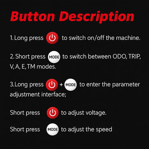 Electric Scooter Throttle With LCD Display 36 To 60V Panel Dope Power Mode And Speed Gear Compatible With Zero 8 9 10 8X 10X QS S4 Controller Twist Throttler 6 Pin Kit Display Parts
