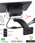 Solar Pendant Lights With Dual LED Bulbs, IP65 Waterproof Outdoor Dusk To Dawn Auto Lamp With Remote Control components.