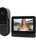 Video Doorbell System With 8 Inch Touch Screen Monitor, Clear Day And Night Vision, Remote Unlock, Weatherproof IP65 camera