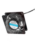 Built Like A Tank Industrial Air Heater And Dehumidifier Fan For Power Distribution Cabinets With Rock Solid Aluminum Heating Core Featuring 400 Watts AC 220V fan blade and grill design