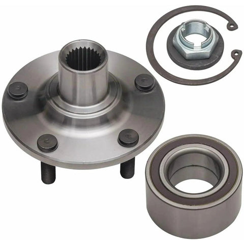 2 Piece Front Wheel Bearing And Hub Assembly For Ford Transit Connect 2.0L 2010 2013 And 2011 2012 5 Lug Direct Replacement OE Style Fitment Ships From USA