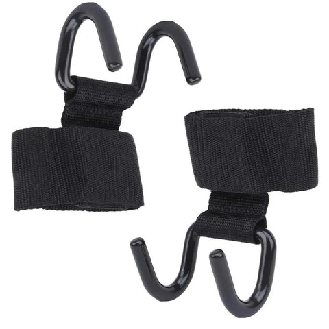 Heavy Duty Steel Weight Lifting Hooks Pair For Gym And Powerlifting Pro Grade Strong Lifts Beefy Grip For Deadlifts And Rows