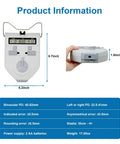 Digital Pupilometer With LCD Display And Memory PD Meter For Eyewear Fitting Pupillary Distance Tool Precision Optical Instrument 45 To 82mm Great For Eye Pros And Shops Quick Readouts Memory Recalls Last Five PD Measurements Easy Onehanded, front and side views with 8.7-inch height