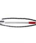 Heavy Duty 48 Inch Chain Wrench With Wide Jaw And Comfort Grip, Double Action Head For Irregular Automotive Parts on white background